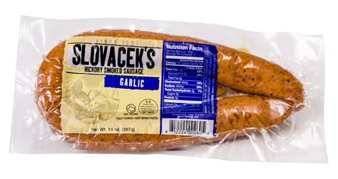 Slovacek sausage - Here’s How You Do It. Place the foil on the baking sheet – secure it by crimping it around the edges unless you are feeling daring. Preheat the oven to 350. Space your SMOKED SAUSAGE out so that heat can circulate around them. Place in the center of the oven and bake for 25-35 minutes until they reach an internal temperature of 160.